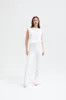 Slouchy Shoulder Pad Tee - White sold by Because of Alice