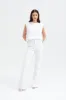 Slouchy Shoulder Pad Tee - White sold by Because of Alice