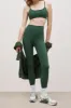 Base Sculpting Leggings - Forest Green sold by Because of Alice