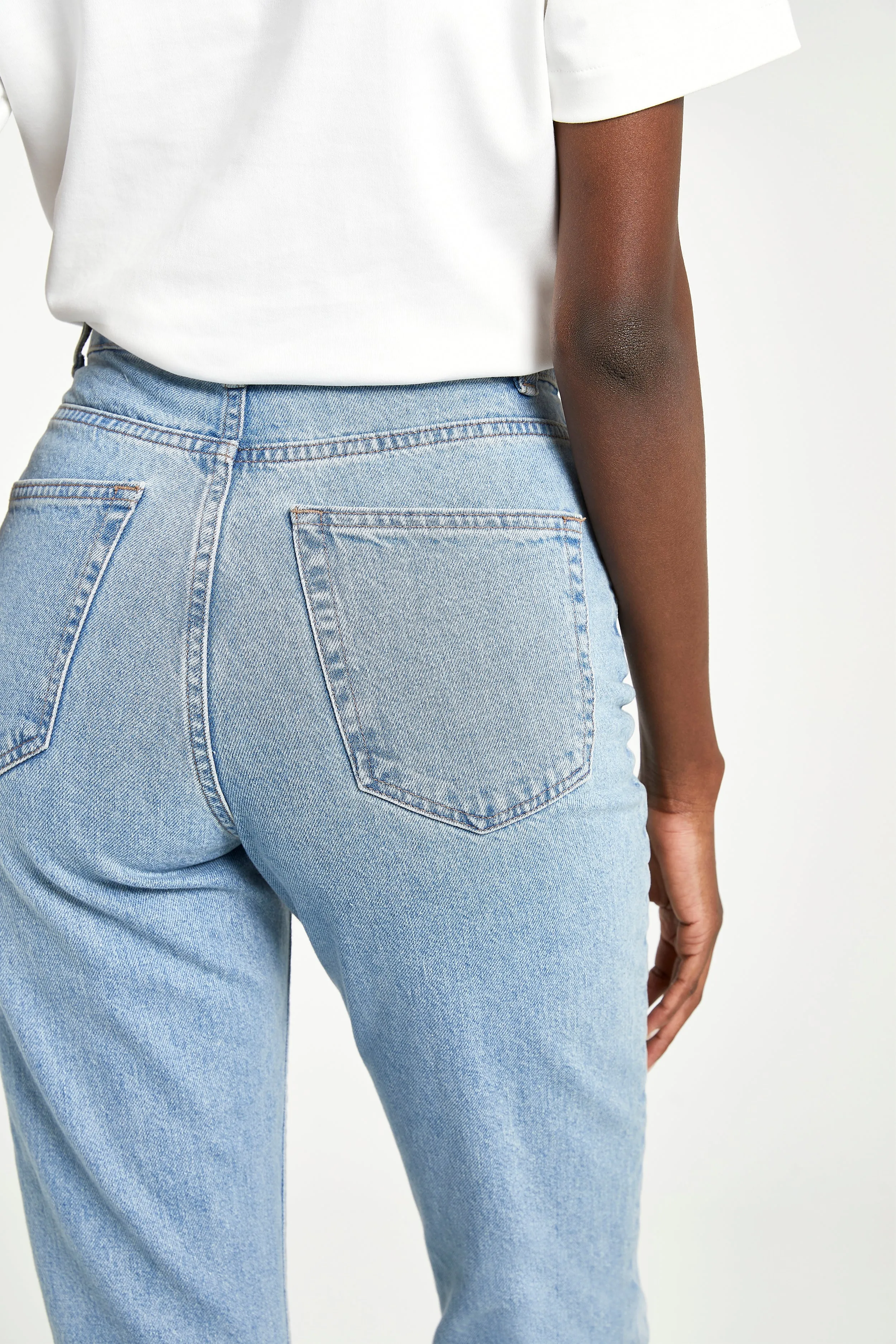 Classic Mom Jeans - Light Blue sold by Because of Alice product image thumbnail 5