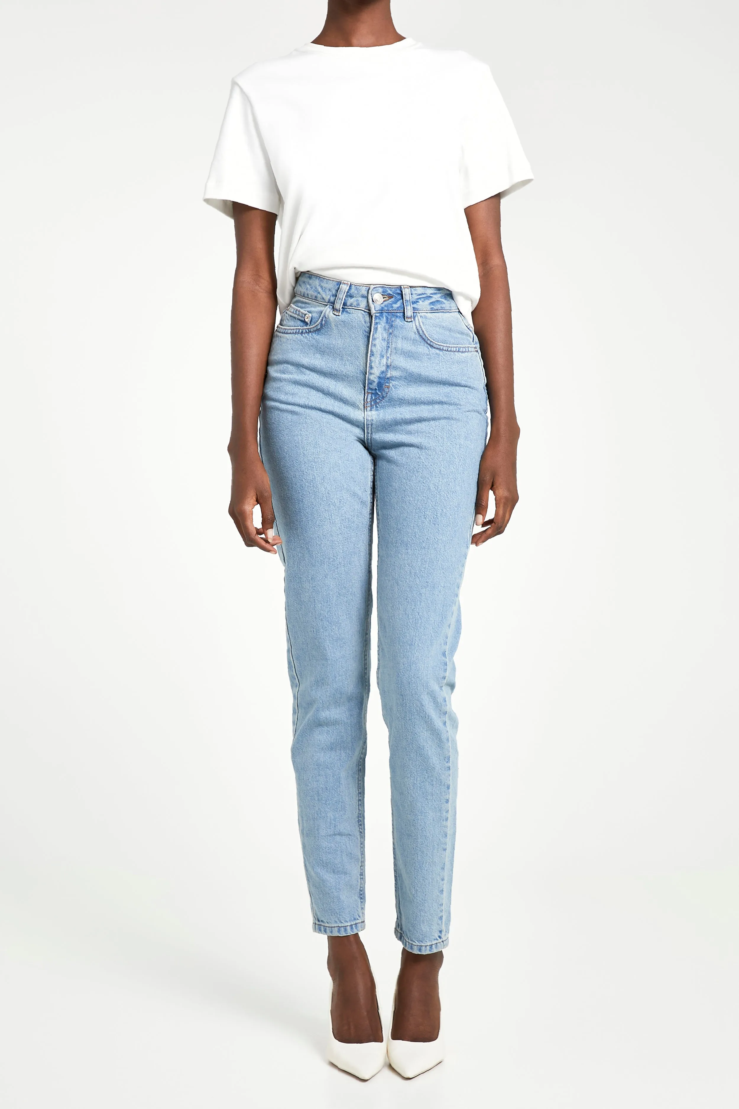 Classic Mom Jeans - Light Blue sold by Because of Alice product image thumbnail 3