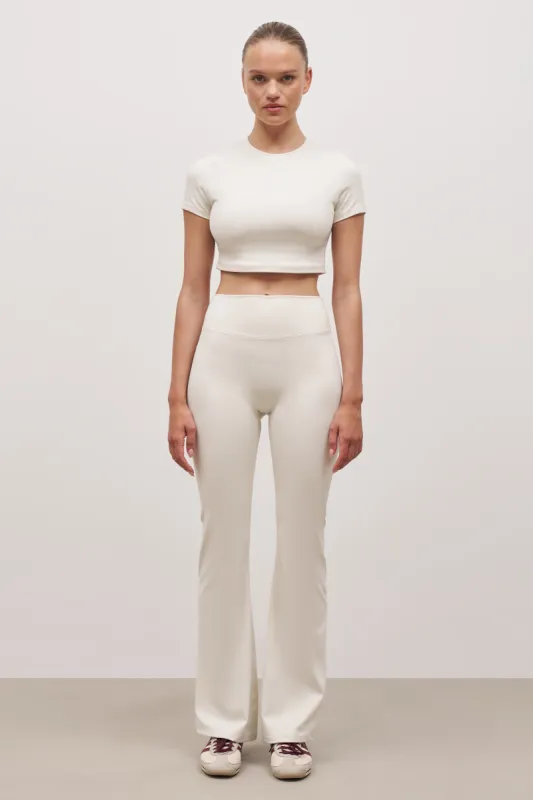 Base Sculpting Flared Leggings - Tofu sold by Because of Alice