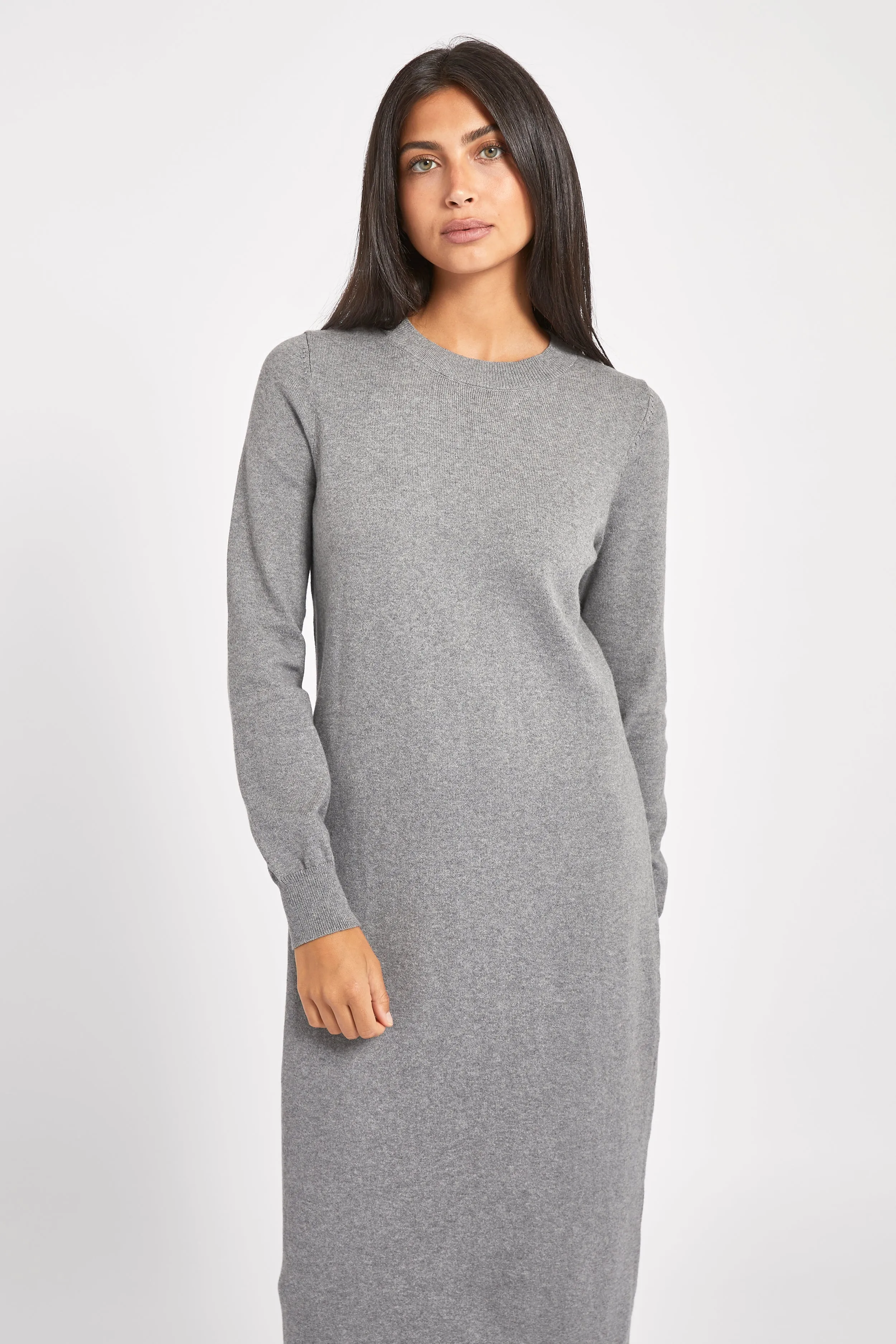 Cashmere Blend Column Maxi Dress - Charcoal sold by Because of Alice product image thumbnail 2