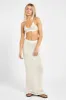 Crochet Knit Maxi Skirt - Cream sold by Because of Alice
