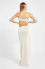 Crochet Knit Maxi Skirt - Cream sold by Because of Alice