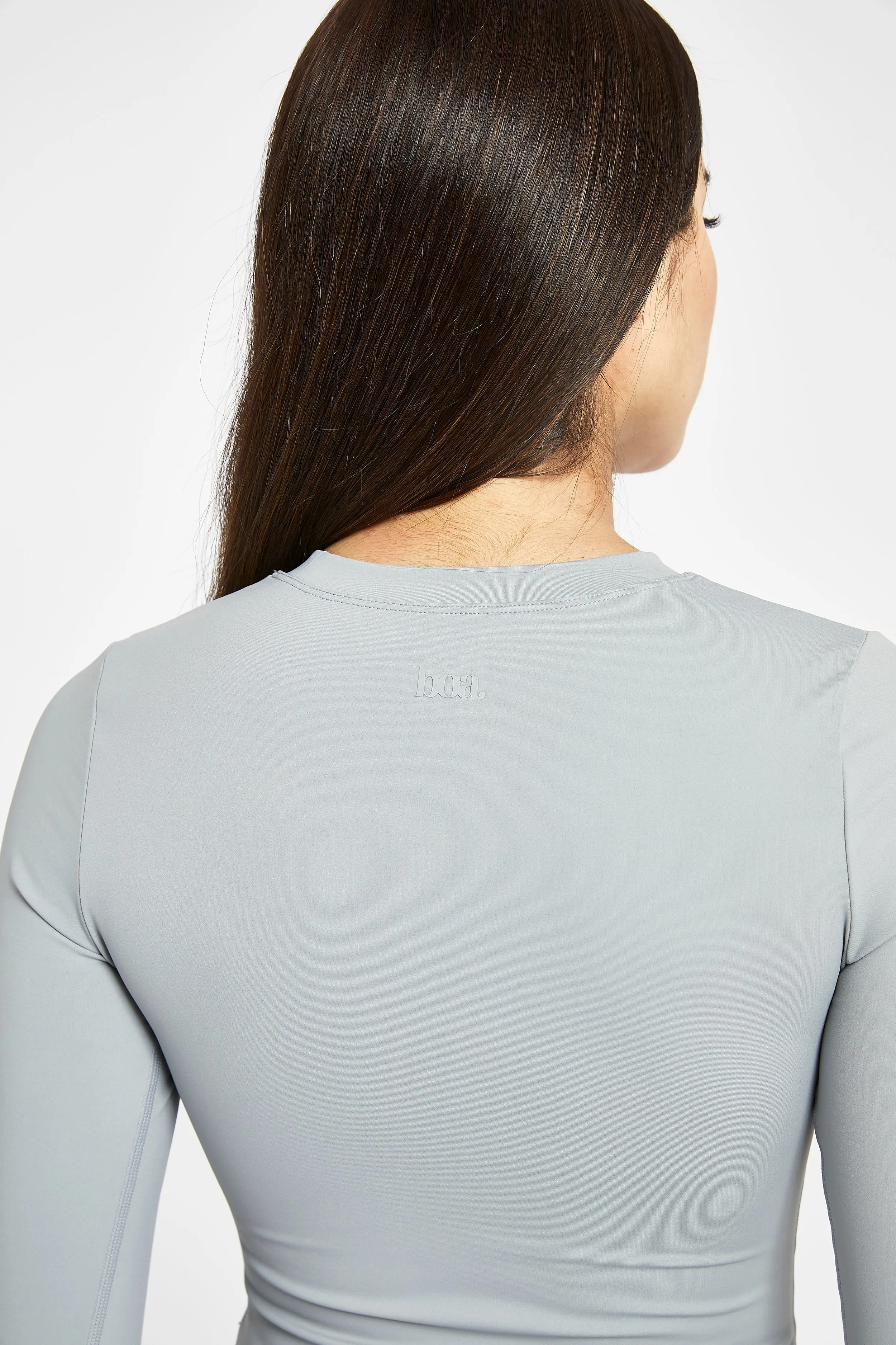 Base Sculpting Long Sleeve Top - Misty Blue sold by Because of Alice product image thumbnail 4