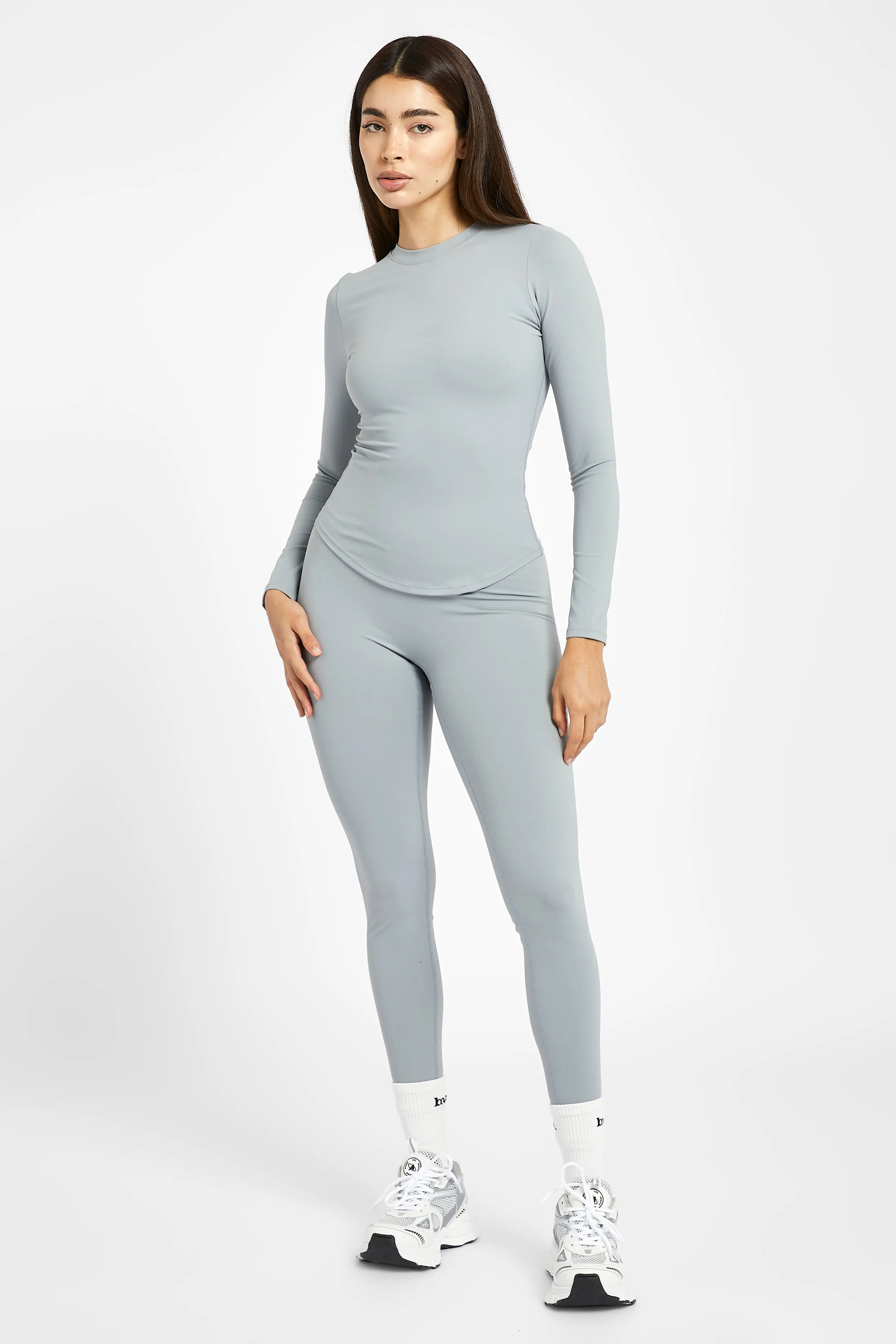 Base Sculpting Long Sleeve Top - Misty Blue sold by Because of Alice product image thumbnail 3