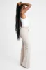 Wide Leg Suit Trousers - Dusty Rose sold by Because of Alice