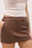 Leather Micro Mini Skirt - Espresso sold by Because of Alice