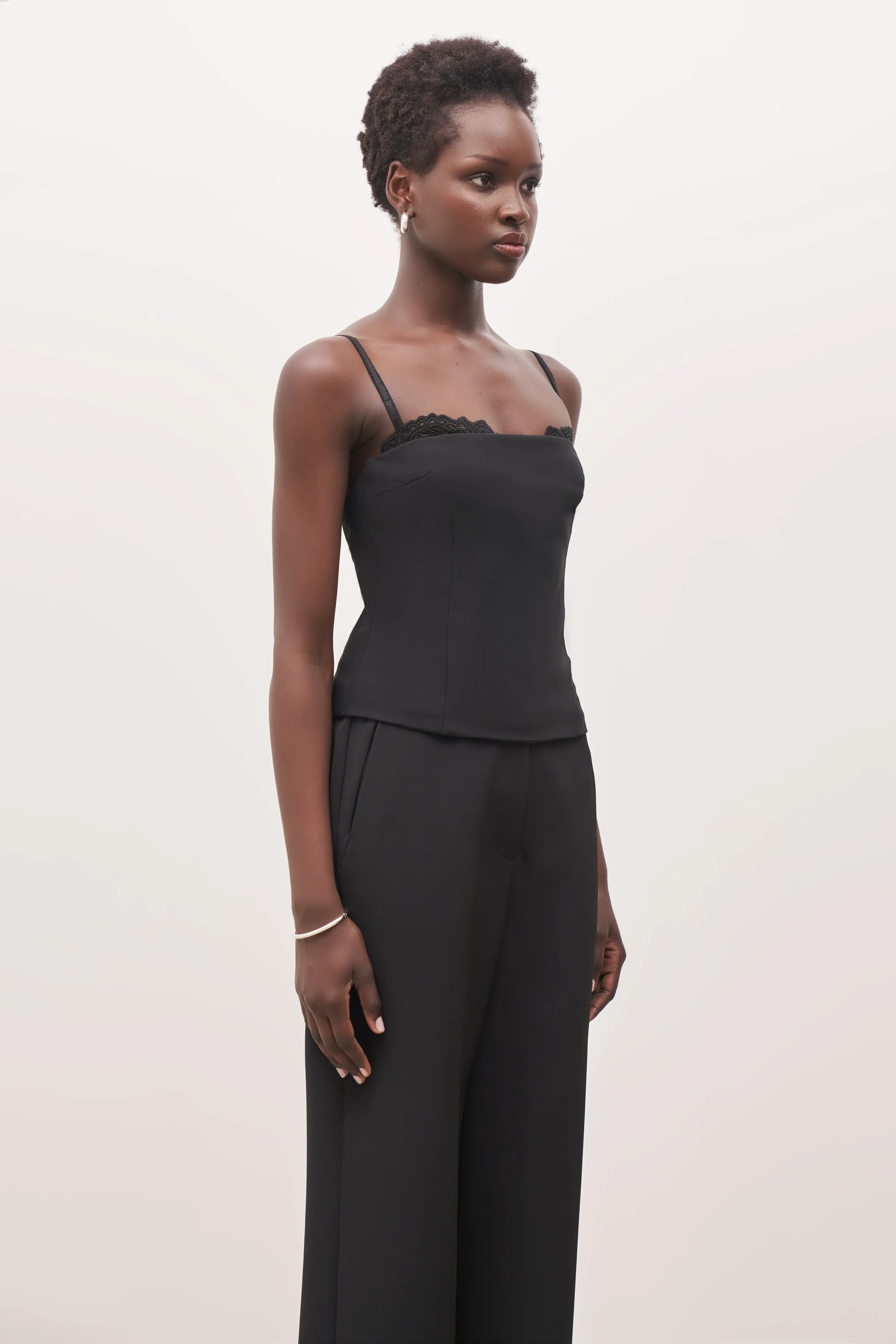 Tailored Bra Detail Bustier - Black sold by Because of Alice product image thumbnail 4