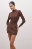 Mid Rise Effortless Mini Skirt - Truffle sold by Because of Alice