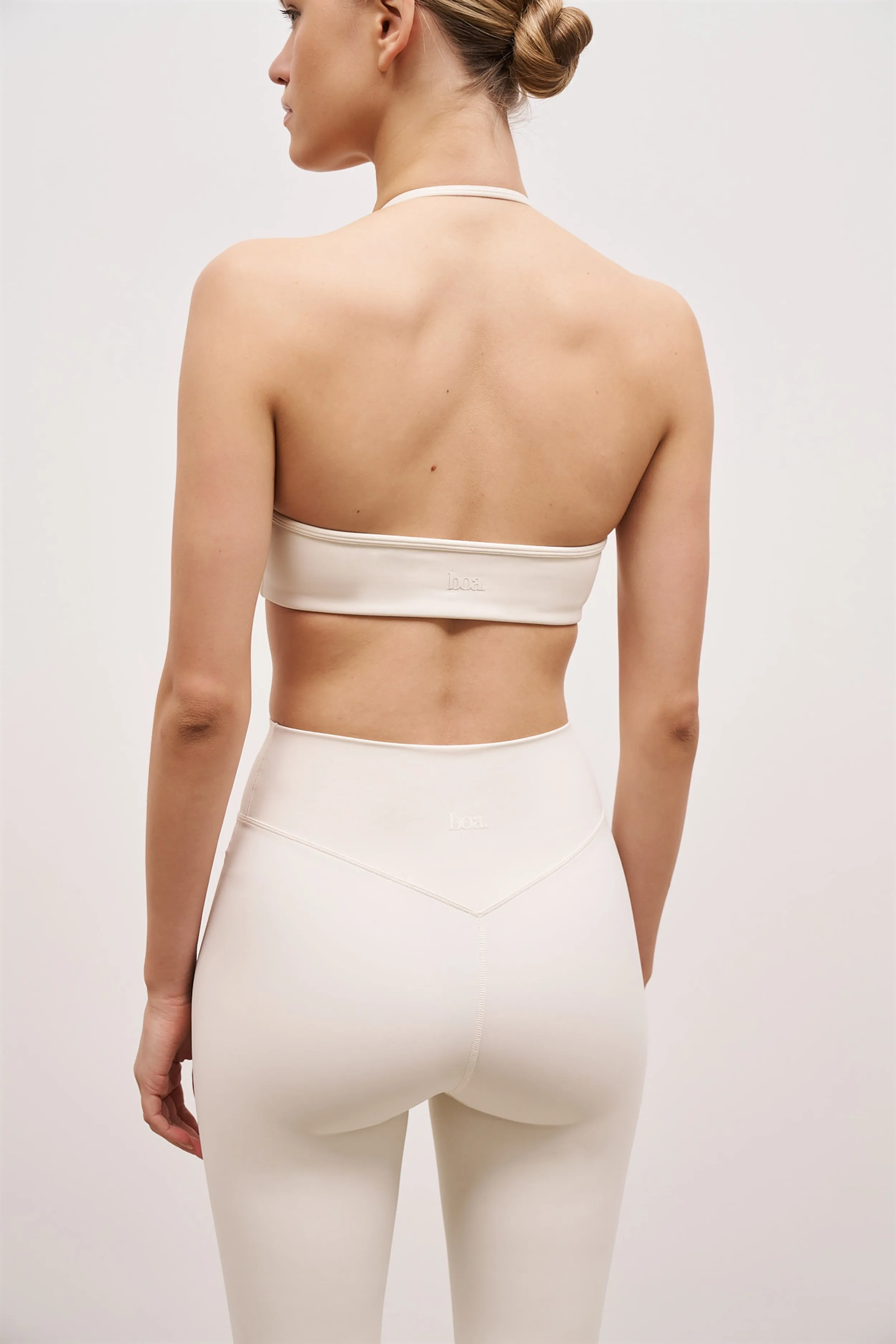 Base Sculpting Halter Cami Bra - Tofu sold by Because of Alice product image thumbnail 2