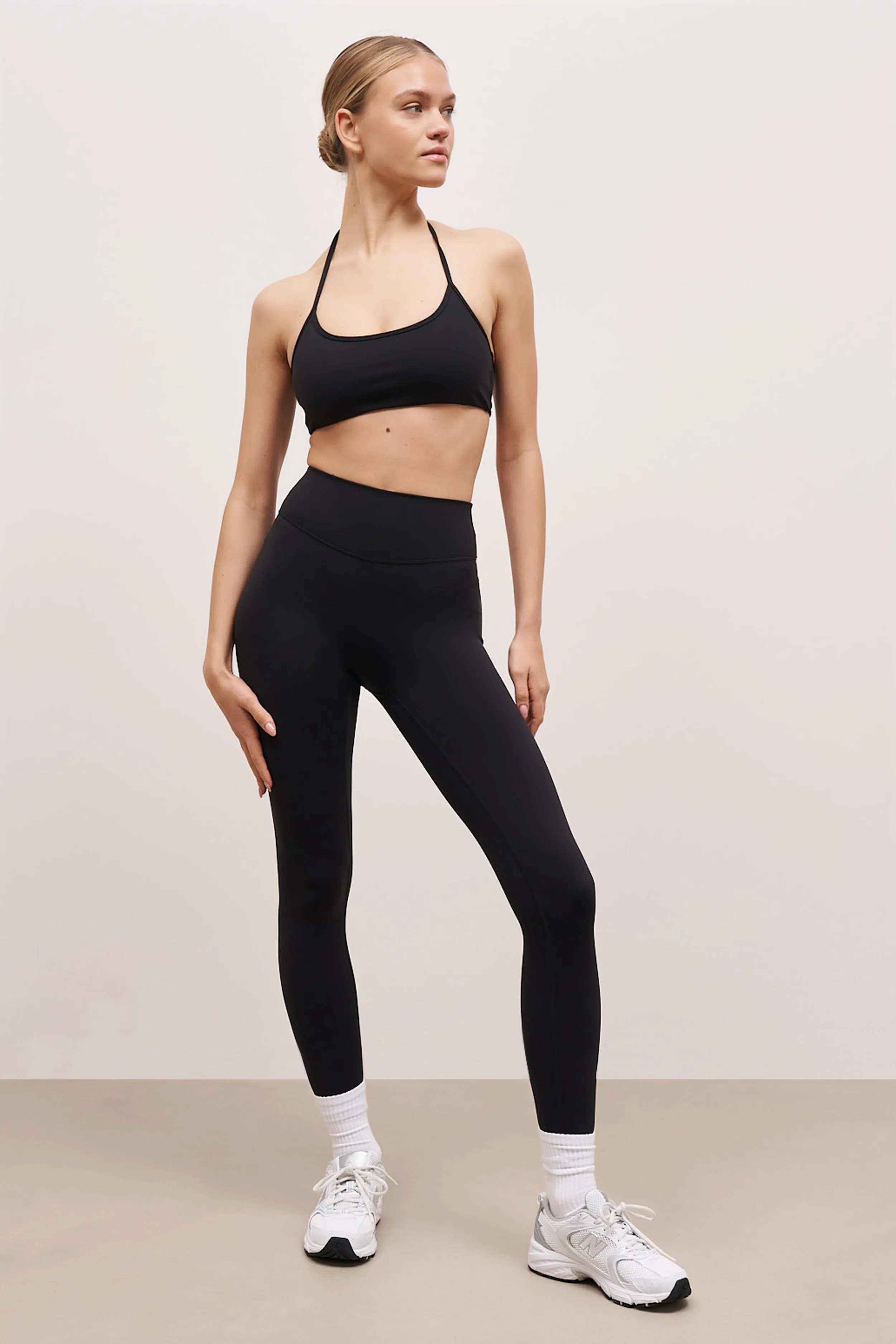 Base Sculpting Halter Cami Bra - Black sold by Because of Alice product image thumbnail 3