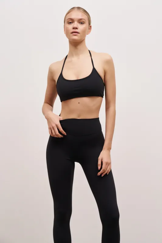Base Sculpting Halter Cami Bra - Black sold by Because of Alice
