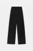 Crochet Knit Wide Leg Trousers - Black sold by Because of Alice