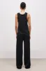 Crochet Knit Wide Leg Trousers - Black sold by Because of Alice