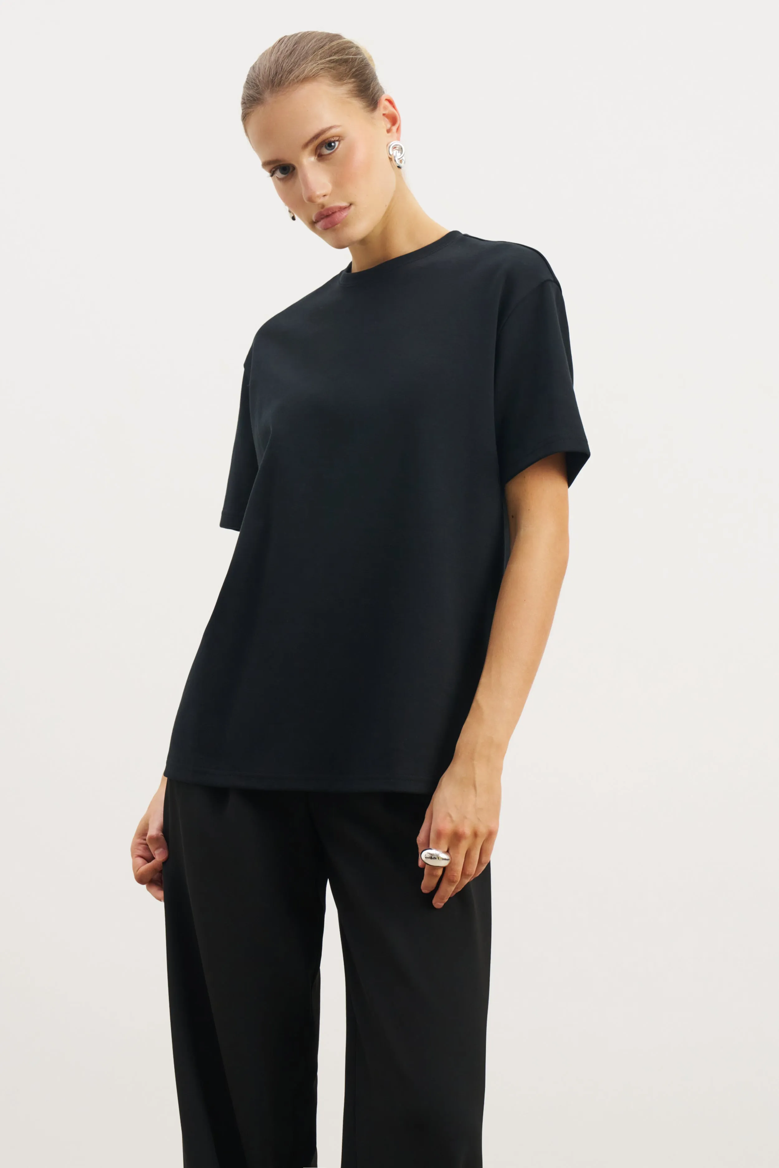 Oversized T Shirt - Black sold by Because of Alice product image thumbnail 3
