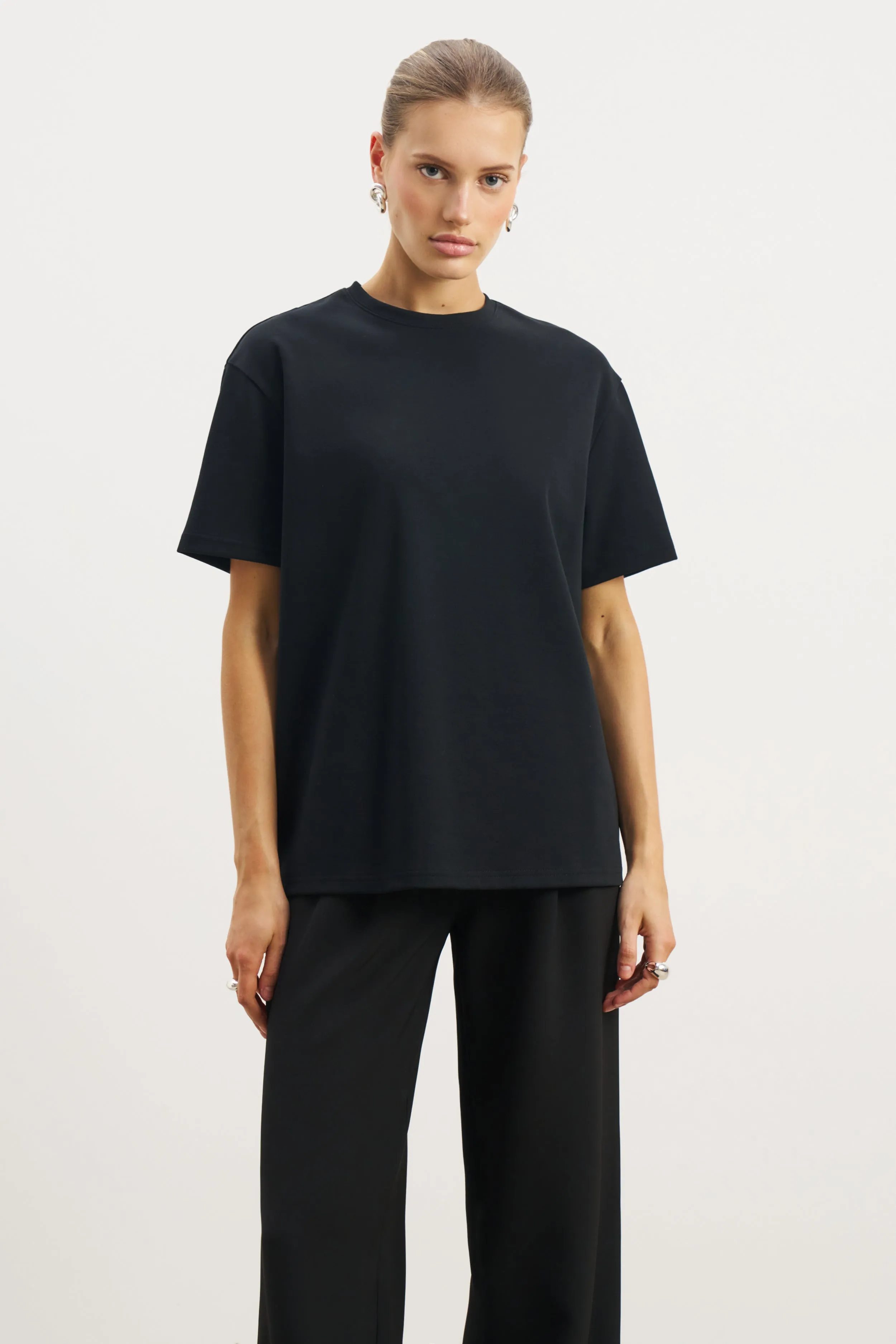 Oversized T Shirt - Black sold by Because of Alice