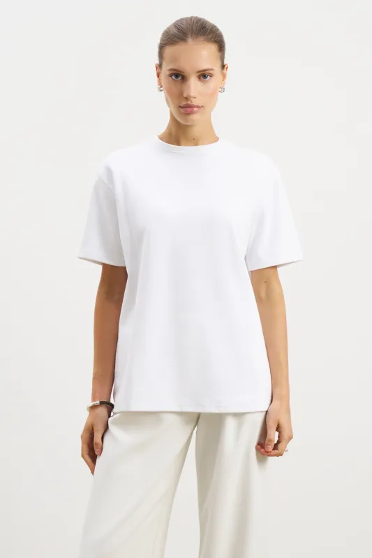 Oversized T Shirt - White sold by Because of Alice