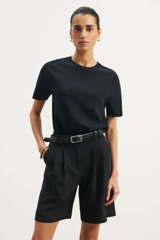 Classic Regular T Shirt - Black sold by Because of Alice