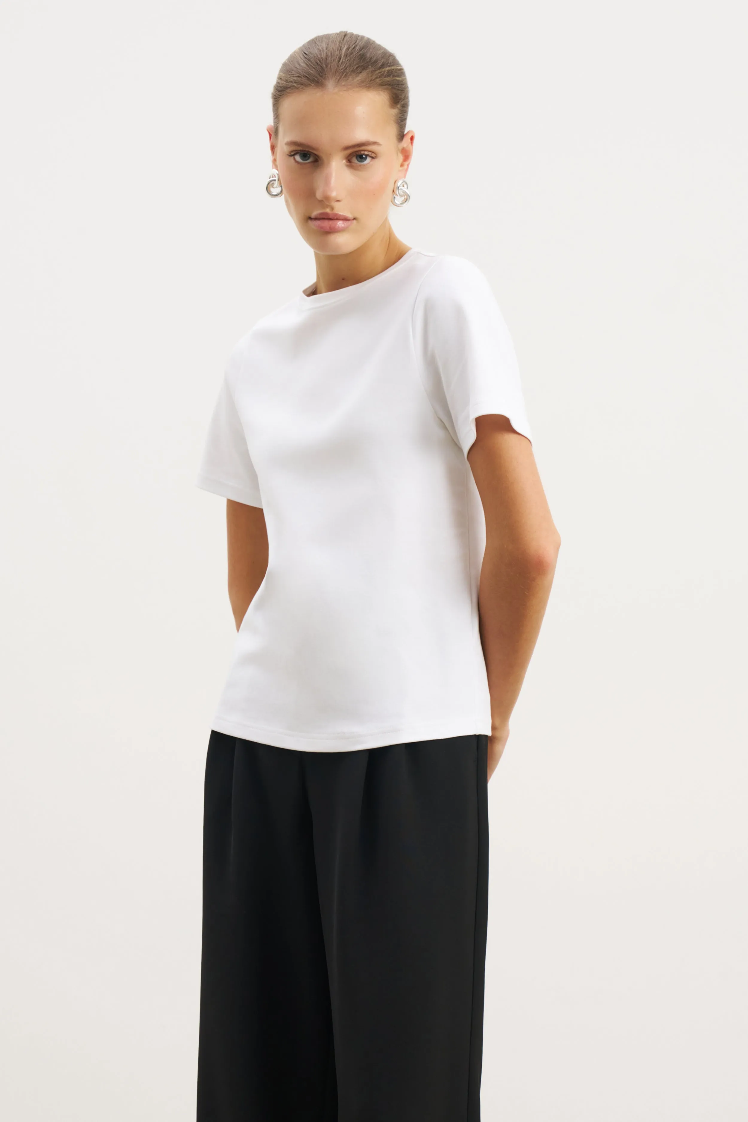 Classic Regular T Shirt - White sold by Because of Alice product image thumbnail 4