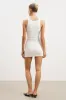 Tailored Micro Mini Skirt - White sold by Because of Alice