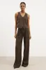 Clean Cut Waistcoat - Carob sold by Because of Alice