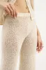 Crochet Knit Wide Leg Trousers - Cream sold by Because of Alice