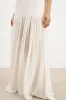 Flowing Dropped Waist Maxi Dress - Cream sold by Because of Alice