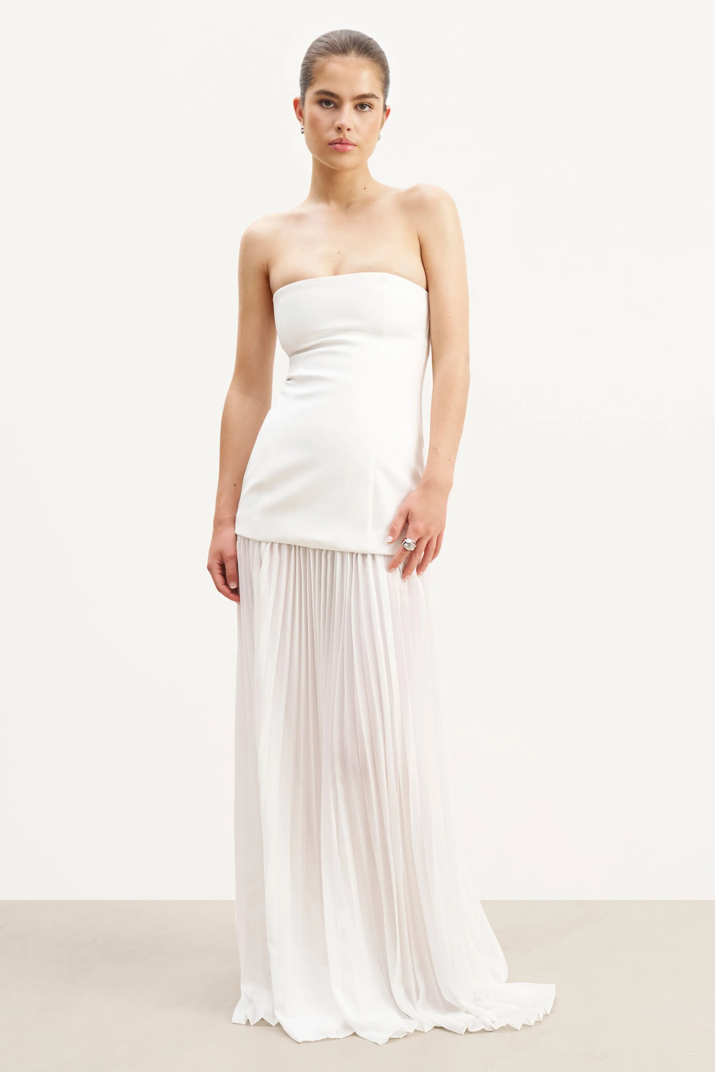 Structured Bodice Gown - White sold by Because of Alice product image thumbnail 2