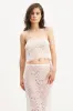 Lace Square Neck Camisole - White sold by Because of Alice