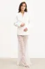 Lace Column Maxi Skirt - White sold by Because of Alice