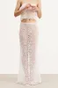 Lace Column Maxi Skirt - White sold by Because of Alice