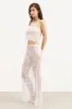 Lace Column Maxi Skirt - White sold by Because of Alice