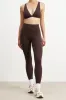 Base Sculpting Leggings - Carob sold by Because of Alice