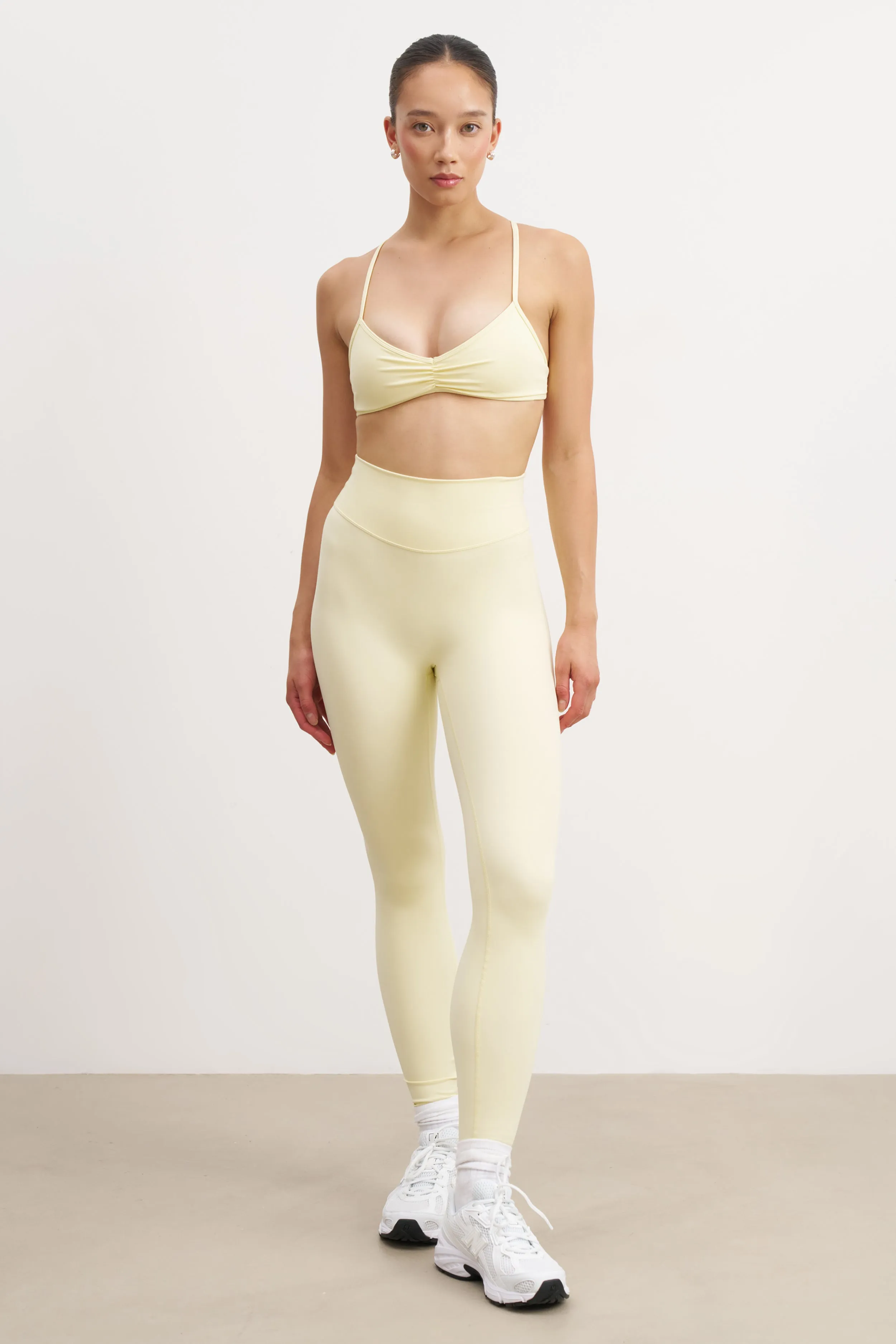 Base Sculpting Leggings - Buttermilk sold by Because of Alice