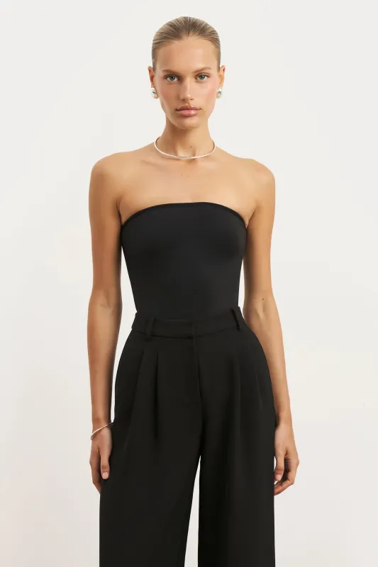 Strapless Bandeau Bodysuit - Black sold by Because of Alice