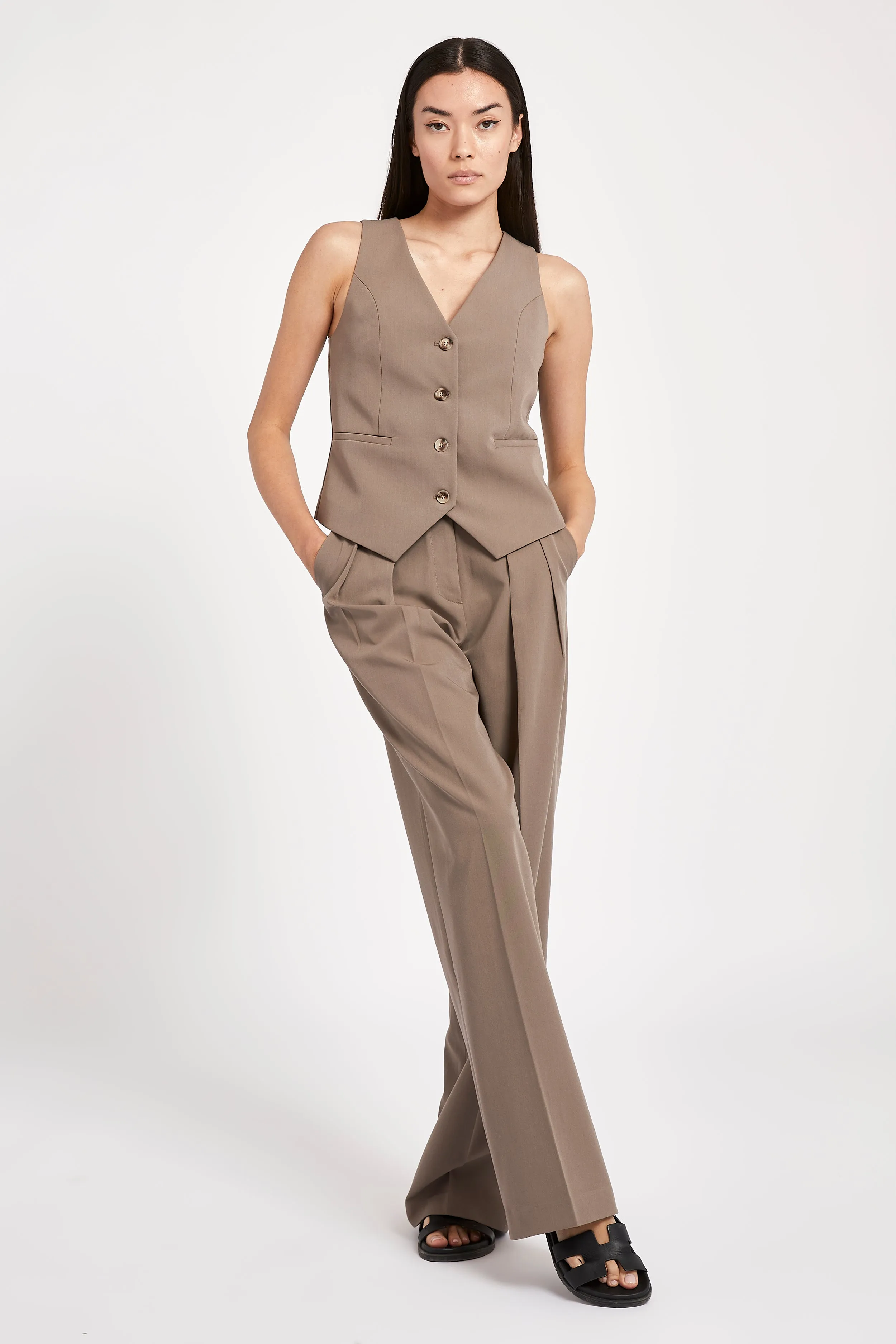 Boxy Waistcoat - Cedar sold by Because of Alice product image thumbnail 2