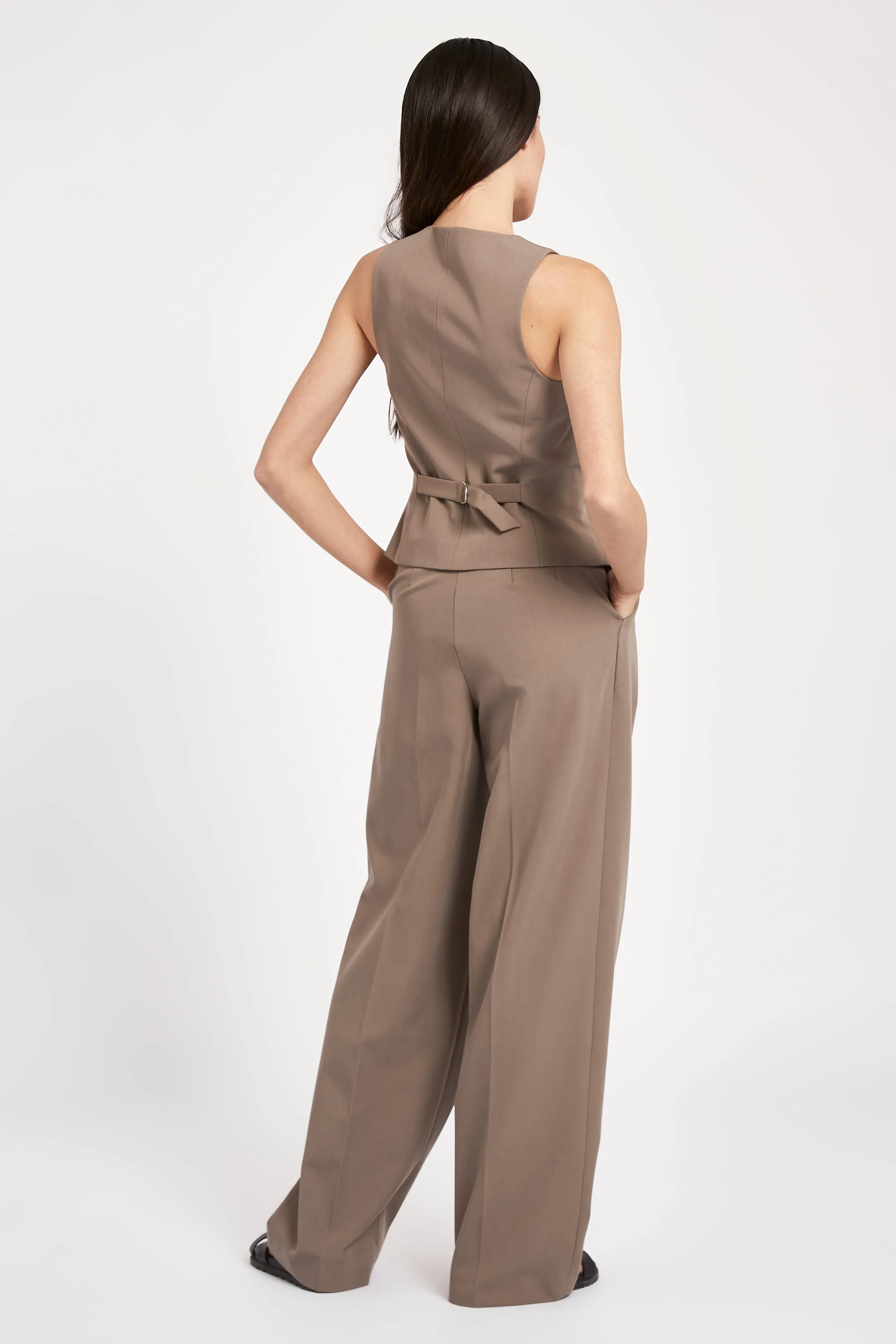 Boxy Waistcoat - Cedar sold by Because of Alice product image thumbnail 3