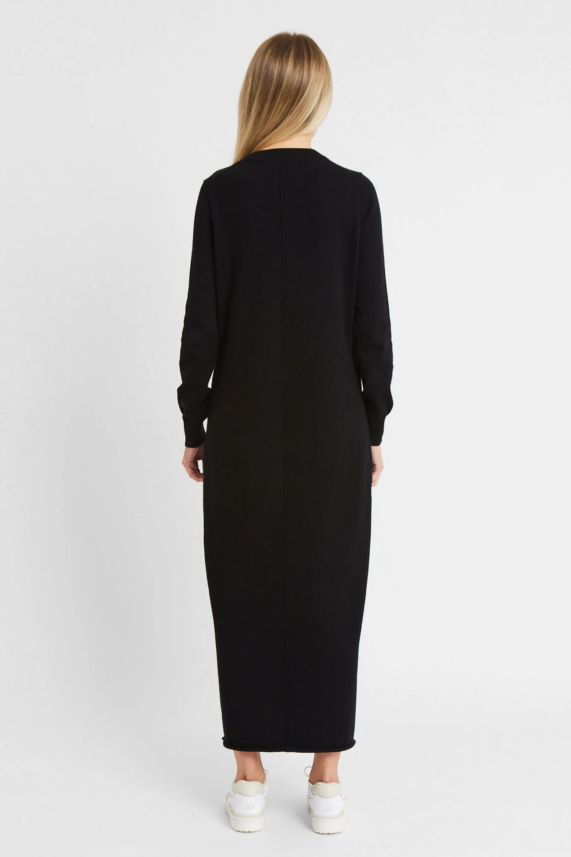 Cashmere Blend Column Maxi Dress - Black sold by Because of Alice product image thumbnail 2