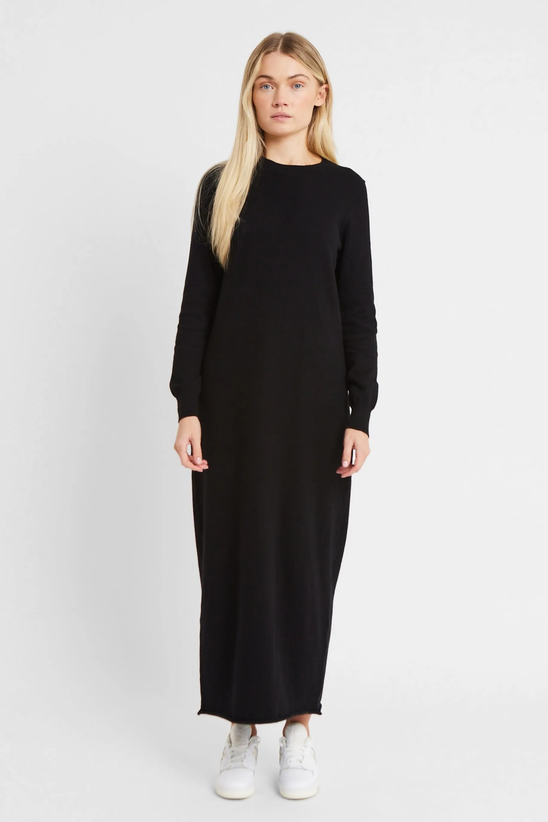 Cashmere Blend Column Maxi Dress - Black sold by Because of Alice product image thumbnail 3