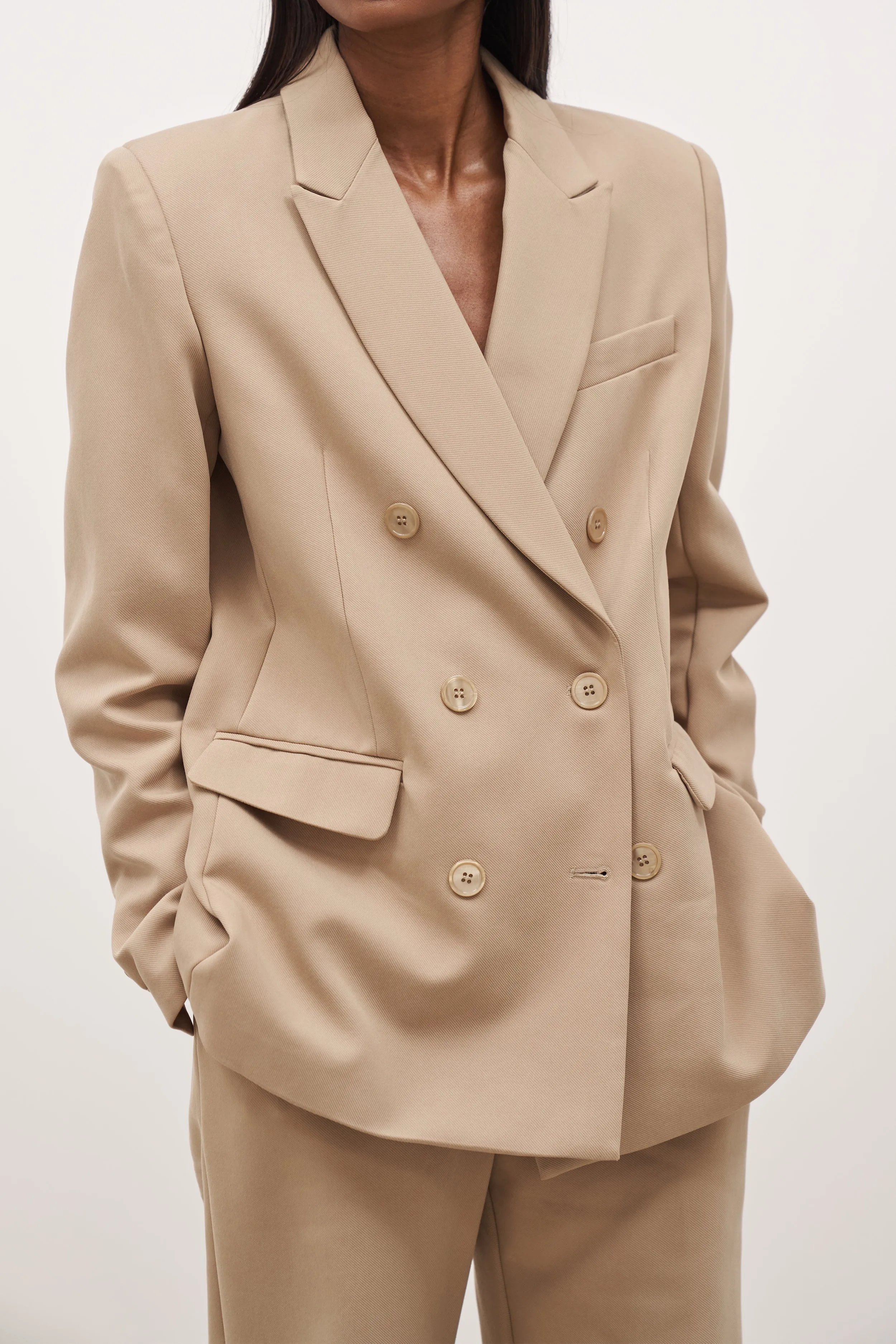 Formal Double Breasted Blazer - Oak sold by Because of Alice product image thumbnail 5