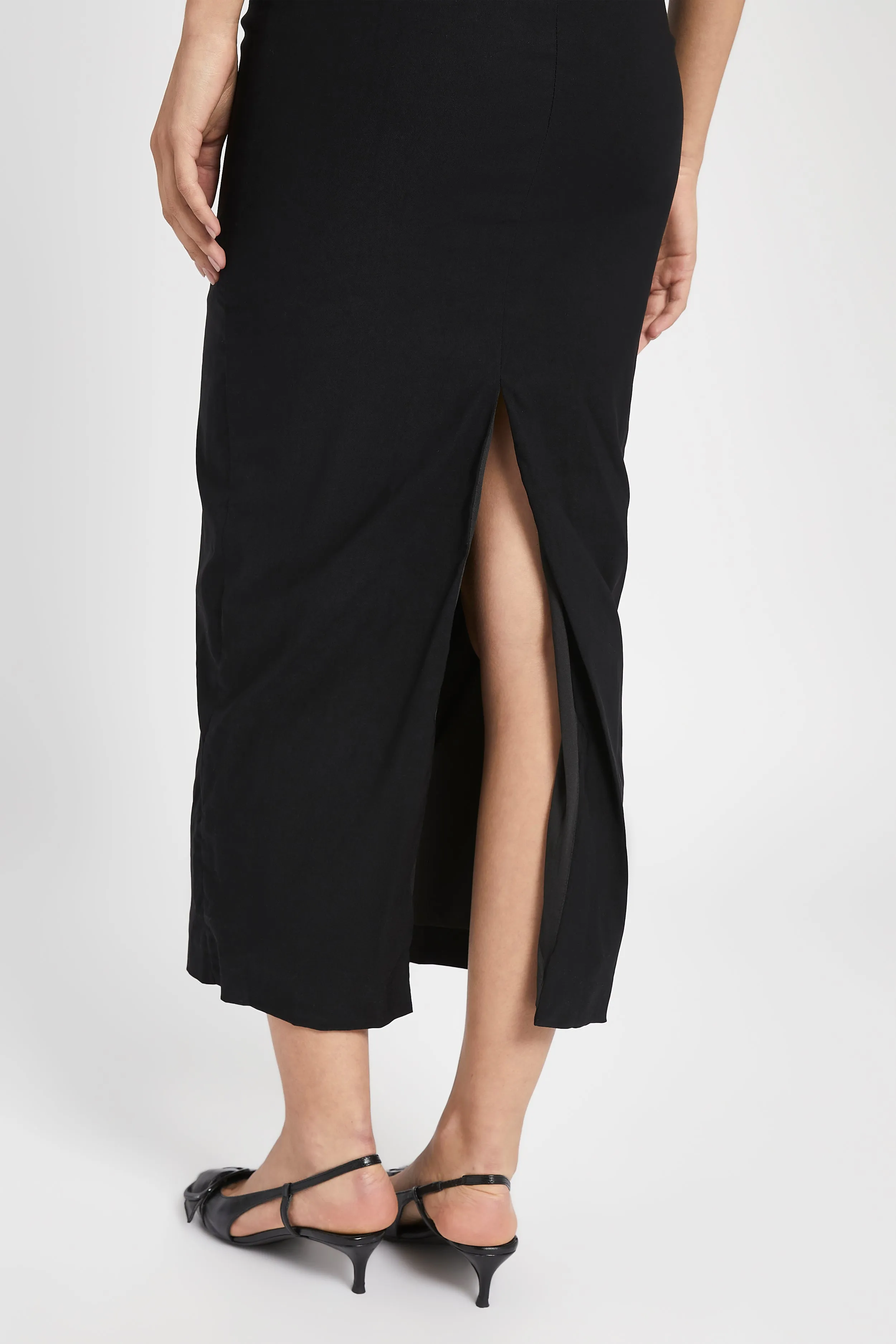 Tailored Maxi Dress - Black sold by Because of Alice product image thumbnail 5