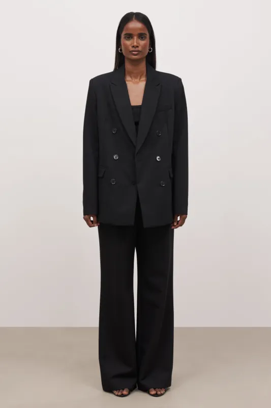 Formal Double Breasted Blazer - Black sold by Because of Alice