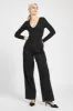Longsleeve V Neck Bodysuit - Black sold by Because of Alice