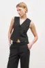 Effortless Waistcoat - Black sold by Because of Alice