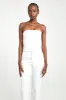 Tailored Strapless Bodice - White sold by Because of Alice