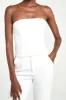 Tailored Strapless Bodice - White sold by Because of Alice