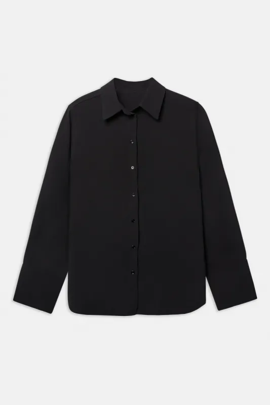 Effortless Oversized Shirt - Black sold by Because of Alice