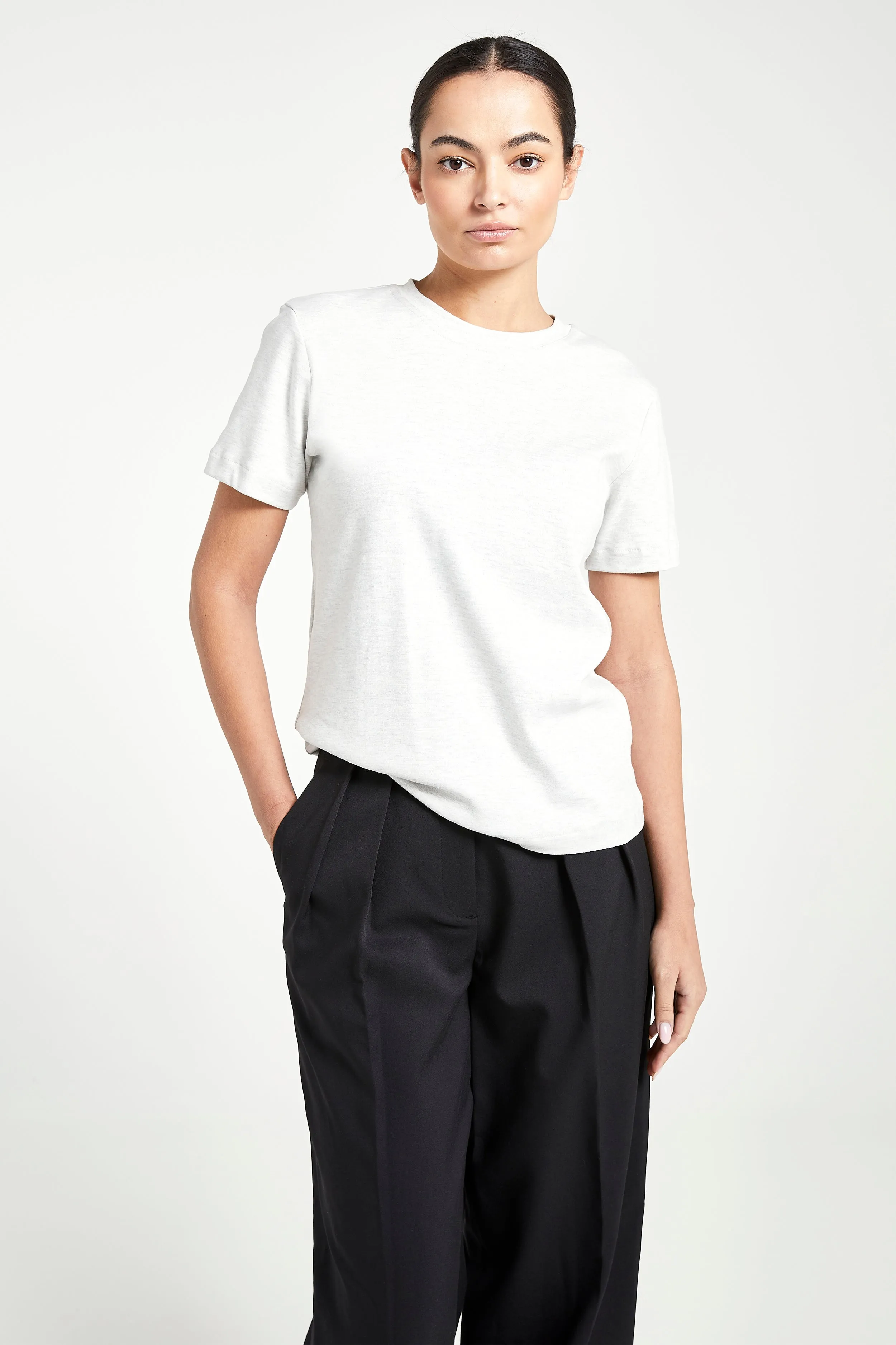 Classic Boyfriend T Shirt - Grey Marl sold by Because of Alice product image thumbnail 5